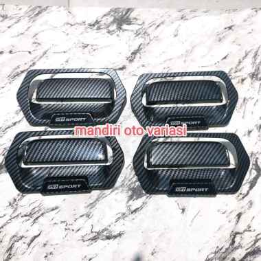 Outer cover handle pintu mobil Agya / Ayla Full carbon GR Sport