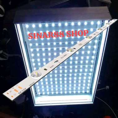 HRG 20 STRIP / BATANG LED BAR RIGID NEON BOX 12 MATA SMD 3030 DC12volt IP20 HARD STRIP 6.500K
