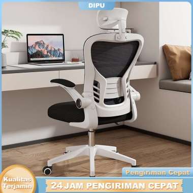 Kursi Kantor Kursi Kerja Kursi Gami Putih+Hitam