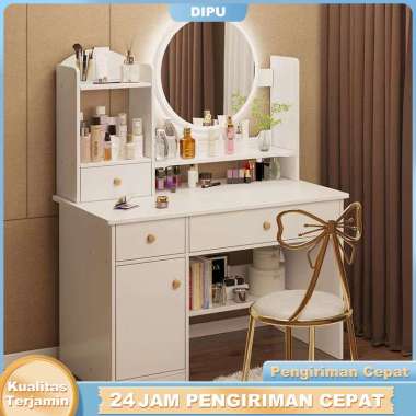 Meja rias kaca lampu LED -Meja Rias 4Laci (LED)
