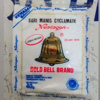 GOLD BELL BRAND SARI MANIS CYCLAMATE 40GR, PENGGANTI GULA,BEBAS KALORI