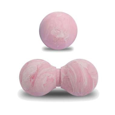 VERISH Massage Ball Value Pack / Therapy Ball | Yoga Ball | Round & Peanut Pink Muda