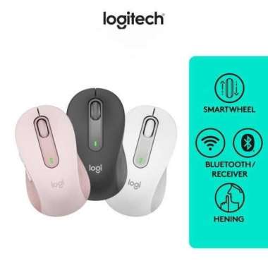 LOGITECH SIGNATURE M650 MOUSE WIRELESS BLUETOOTH SILENT PUTIH
