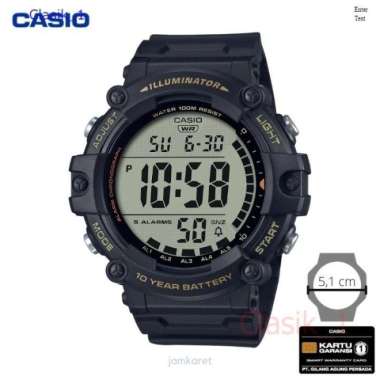 Original 100%!! Casio AE-1500WHX-1AVDF Jam Tangan Pria Digital Karet