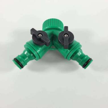 Houseware Splitter Y Konektor Keran Air 2 Cabang Irigasi Taman 3/4 HSR-34 Tempat Piring Corong Sarin
