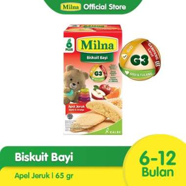 Milna Biskuit Bayi Apel Jeruk 65 gram
