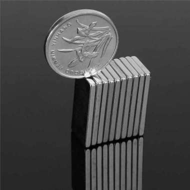 Strong Neodymium Magnet NdFeB N35 19x9x1.6mm 10 PCS MAG1 Kalimba Alat Musik Tombol Capok Bekas Efek 