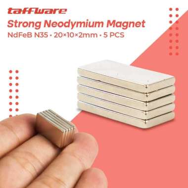 Strong Neodymium Magnet NdFeB Cuboid N35 5 PCS D22 Kalimba Alat Musik Tombol Capok Bekas Efek Vokal 