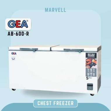 Chest Freezer Gea Ab-600-R Chest Freezer Box 500 Liter Resmi