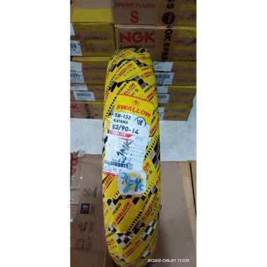 Ban Luar Motor Swallow 80/90-14 TUBELESS TUBLES 100% Asli dan Baru