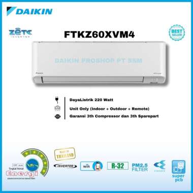 AC Daikin Zeta Inverter 2.5PK Type FTKZ60XVM4