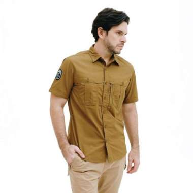 Eiger Kemeja Blck Borneo Kalamantara Ss Shirt - Khaki XXL
