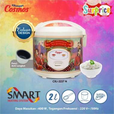 COSMOS Rice Cooker - CRJ 3237 N - Penanak Nasi 2L - Cosmos CRJ 3237 N