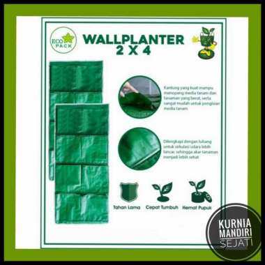 Wall Planter Bag 8 kantong ( 2 x 4 ) Vertical Garden