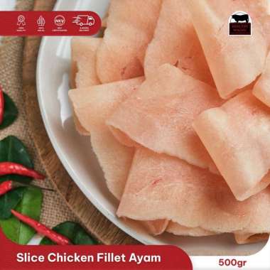 Slice Chicken Fillet Daging Ayam Slice Tipis 500 Gram