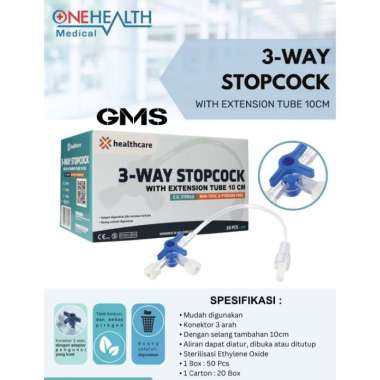Three Way Stopcock With Extension Tube Healthcare Onehealth 1 Pcs / 3 Way Stopcock Healthcare