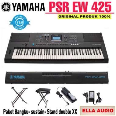 Yamaha PSR EW425 Keyboard Arranger 76-Keys Yamaha PSR- EW 425