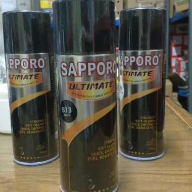 Pilox Cat Semprot Sapporo Ultimate Black B13