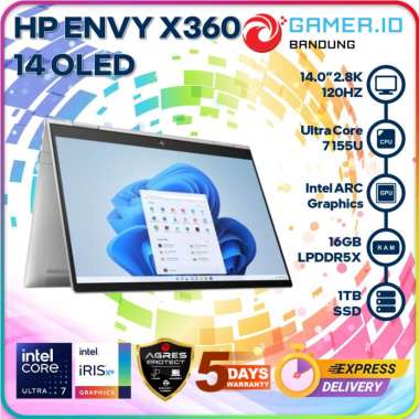 HP Envy X360 14 FC0777TU Core Ultra 7 155U 16GB 1TB 14"2.8K OLED 120Hz