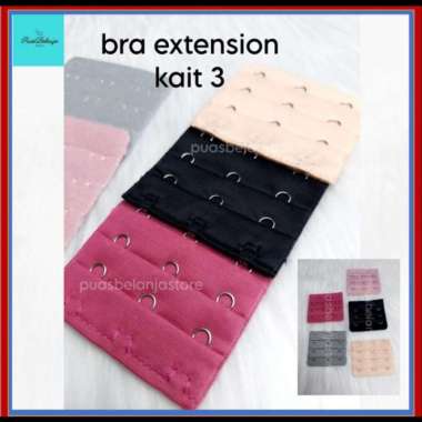 Bra Extension / Sambungan Bra Kait 2 & Kait 3 & Kait 4 / Bra Extender Kait 4 Maroon