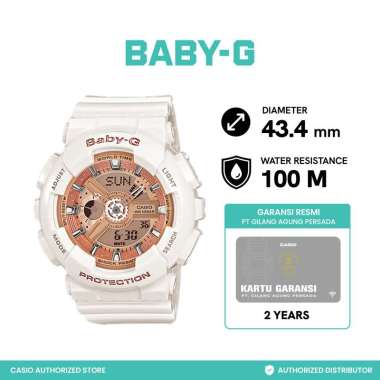 CASIO Baby-G BA-110-7A1DR Jam Tangan Wanita - White White