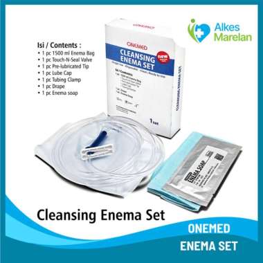 ONEMED - Cleansing Enema Set / Enema Bag / Paket Pembersih Enema