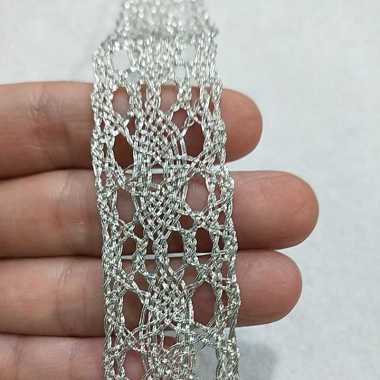 Renda Mas Silver 2cm Silver