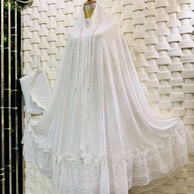 Mukena Brokat Malica +Inner Super Silky Premium