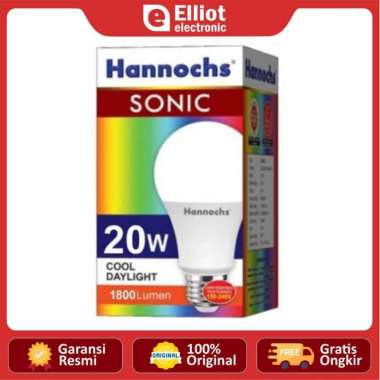 Lampu Hannochs Hannoch LED Sonic / 3 Watt 5 - 7 - 9 - 12 - 15 - 20 - 25 Watt Cahaya Putih 20WATT