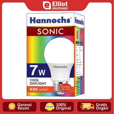 Lampu Hannochs Hannoch LED Sonic / 3 Watt 5 - 7 - 9 - 12 - 15 - 20 - 25 Watt Cahaya Putih 7WATT