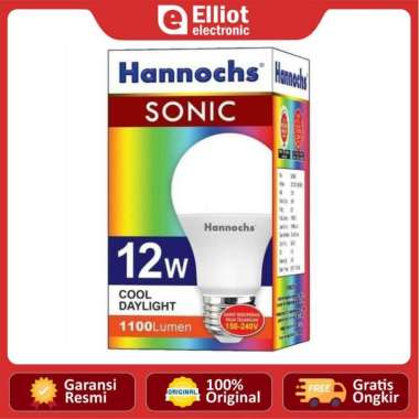 Lampu Hannochs Hannoch LED Sonic / 3 Watt 5 - 7 - 9 - 12 - 15 - 20 - 25 Watt Cahaya Putih 12WATT