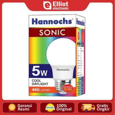 Lampu Hannochs Hannoch LED Sonic / 3 Watt 5 - 7 - 9 - 12 - 15 - 20 - 25 Watt Cahaya Putih 5WATT