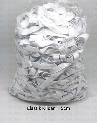 Karet Elastis Kiloan 1KG / Karet Celana Elastis Kiloan 1kg 1.5cm