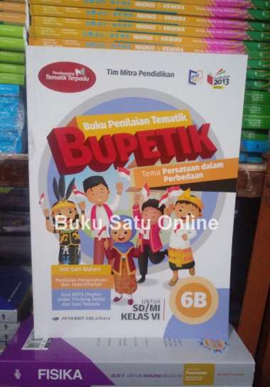 Bupetik 6B Kelas 6 SD Erlangga K 13 Revisi Multivariasi Multicolor