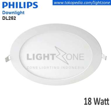 Lampu Downlight LED Philips DL252 18W Downlight Super Slim Multicolor