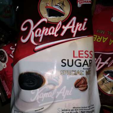Promo Harga Kapal Api Special Mix Less Sugar per 10 sachet 21 gr - Blibli