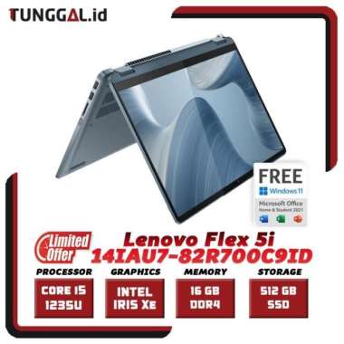 Lenovo IdeaPad Flex 5 C9ID CORE i5 1235U 14" TOUCH 16GB 512GB W11+OHS