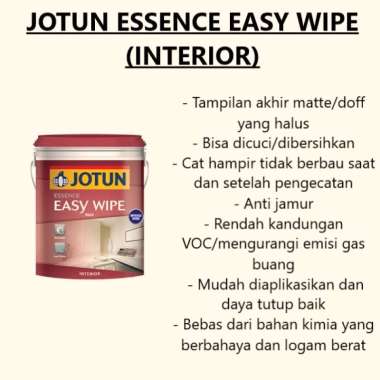 CAT TEMBOK INTERIOR DAN EKSTERIOR JOTUN - WARNA PEARL/0121 Essence Easy Wipe (Interior)
