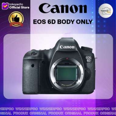 CANON EOS 6D BODY BUILT-IN WIFI AND GPS - KAMERA SLR CANON 6D BODY