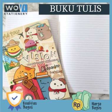 [WOVI STATIONERY] Buku Tulis Boxy Panjang 42 Vision / Buku Tulis 42 Lembar Big Boss [PAK] BIG BOSS