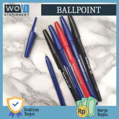 [PCS] Ballpoint AE7 0.3 Standard Hitam / Ballpoint AE7 0.5 Standard Biru / Ballpoint AE7 0.5 Standar