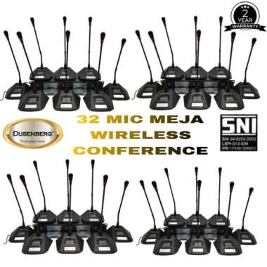 Mic Meja Wireless 32 Channel DUSENBERG SPEAK 800, MIC MEJA MEETING.!!
