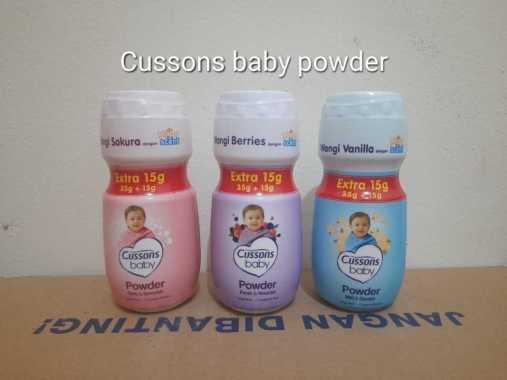 BEDAK BAYI CUSONS CUSSONS BABY POWDER FRESH, SOFT, MILD KEMASAN BOTOL ISI 35+15 , 75+25, DAN 100+30