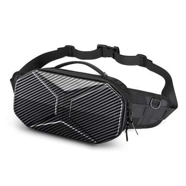 OZUKO Waistbag #9500 - Tas Slempang Pria Carbon