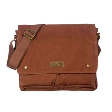 Supervice Tas Selempang Kanvas Zapatos ZPTSB 7173 Cokelat