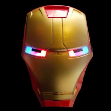 Topeng Iron Man - Ironman - Avengers - Topeng Led Iron Man Led