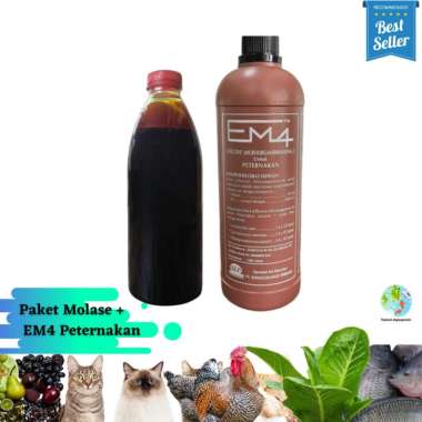 PAKET MOLASE dan EM4 Pertanian Perikanan Limbah Peternakan MOLASE + TERNAK