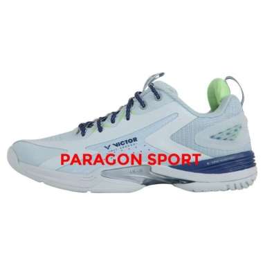 Sepatu Badminton VICTOR A970ACE / A970 ACE / A 970 ACE 38 ( 24 cm ) WHITE BLUE