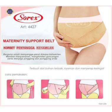 korset hamil penyangga perut ibu hamil maternity support Belt Sabuk Penyangga Merek Sorex