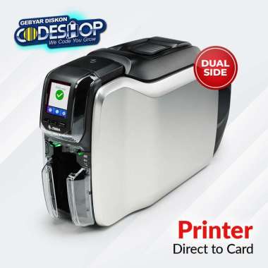 Zebra ZC300 Dual Side Printer ID Card 300 dpi USB LAN Cetak Kartu PVC